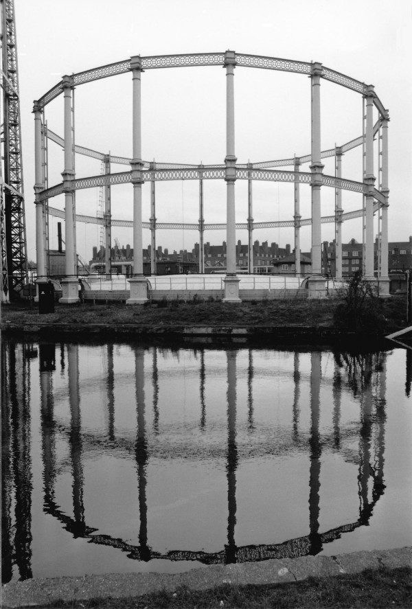 No. 2 Gasholder at Bethnal Green by Malcolm Tucker in 1973